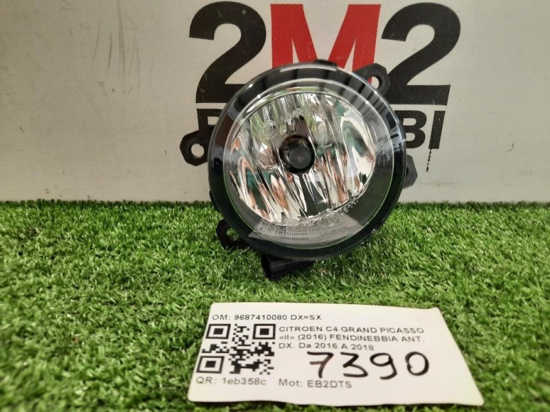 Fendinebbia ANT DX 9687410080 DXSX Citroen C4 Grand Picasso II 2016