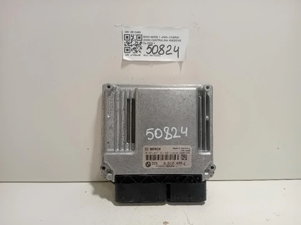 Centralina Iniezione 8512499 Bmw Serie 1 E88 Cabrio 2005
