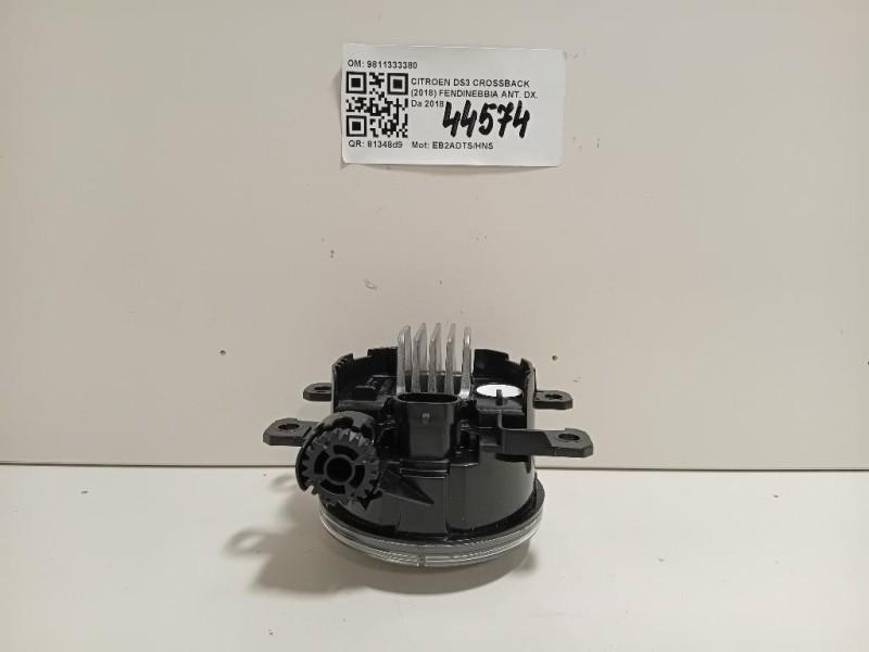 Fendinebbia ANT DX 9811333380 Citroen DS3 Crossback 2018