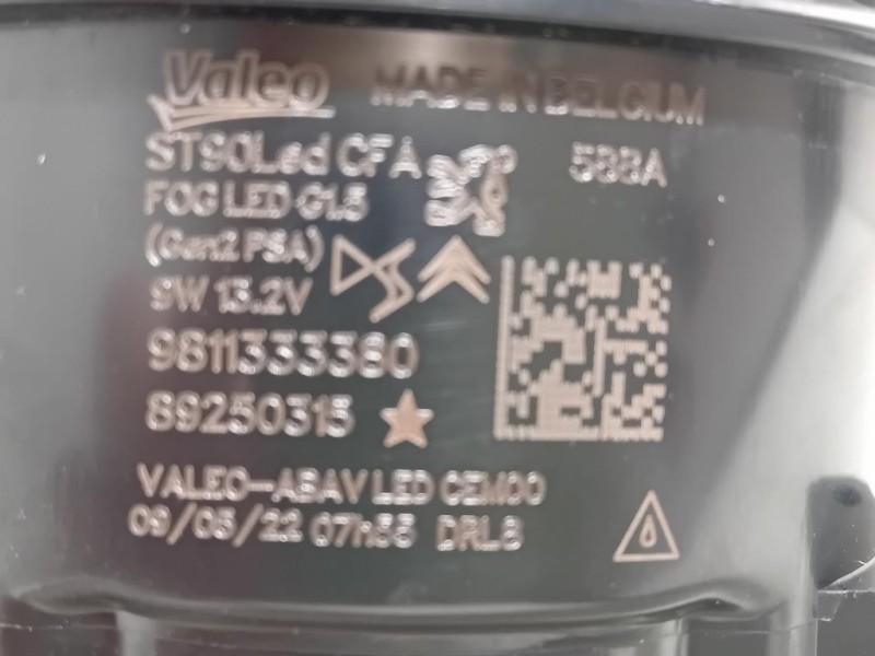 Fendinebbia ANT DX 9811333380 Citroen DS3 Crossback 2018