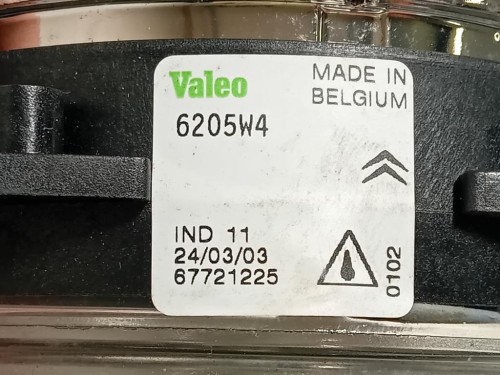 Fendinebbia ANT DX 67721225 Citroen Xsara Picasso 2004