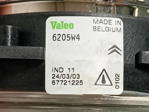 Fendinebbia ANT DX 67721225 Citroen Xsara Picasso 2004