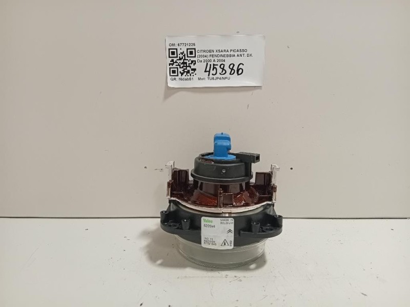 Fendinebbia ANT DX 67721225 Citroen Xsara Picasso 2004