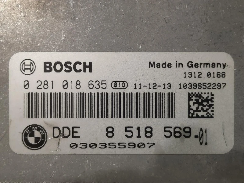 Centralina Iniezione 8 518 569 CENTRALINA ECU Bmw Serie 1 F20 Berlina 2012