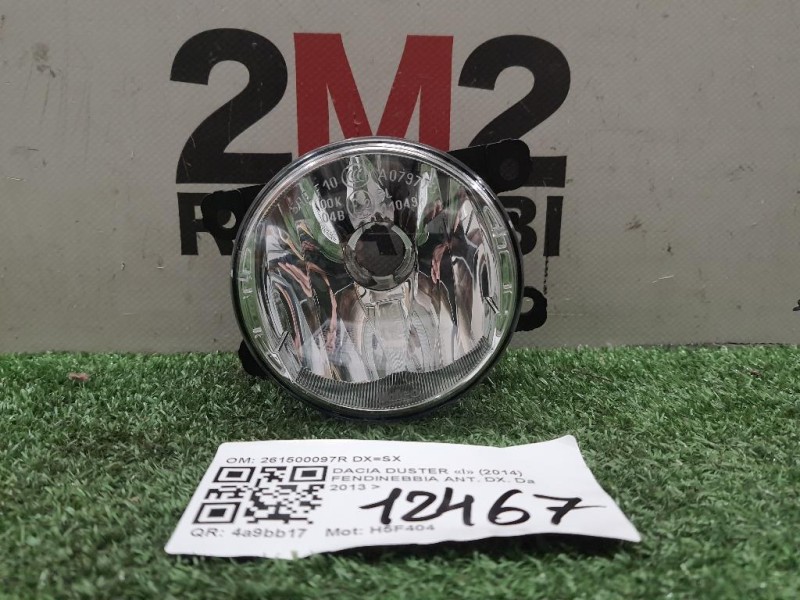 Fendinebbia ANT DX 261500097R DXSX Dacia Duster I 2014