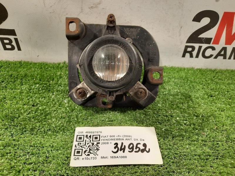Fendinebbia ANT DX 468587576 Fiat 500 II 2008