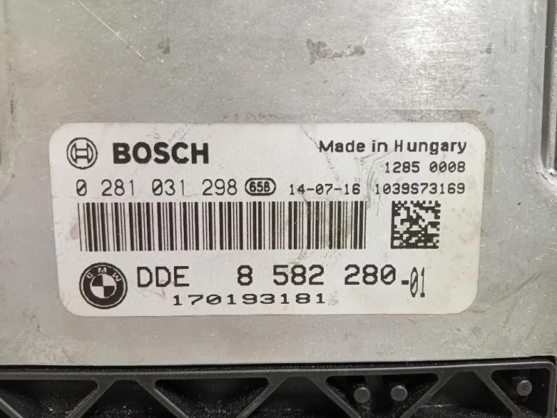 Centralina Iniezione 8 582 280-01 CENTRALINA ECU Bmw Serie 1 F20 Berlina 2012