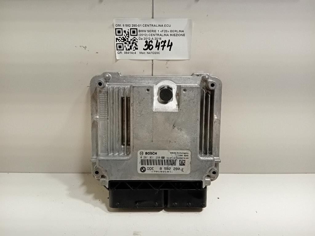 Centralina Iniezione 8 582 280-01 CENTRALINA ECU Bmw Serie 1 F20 Berlina 2012