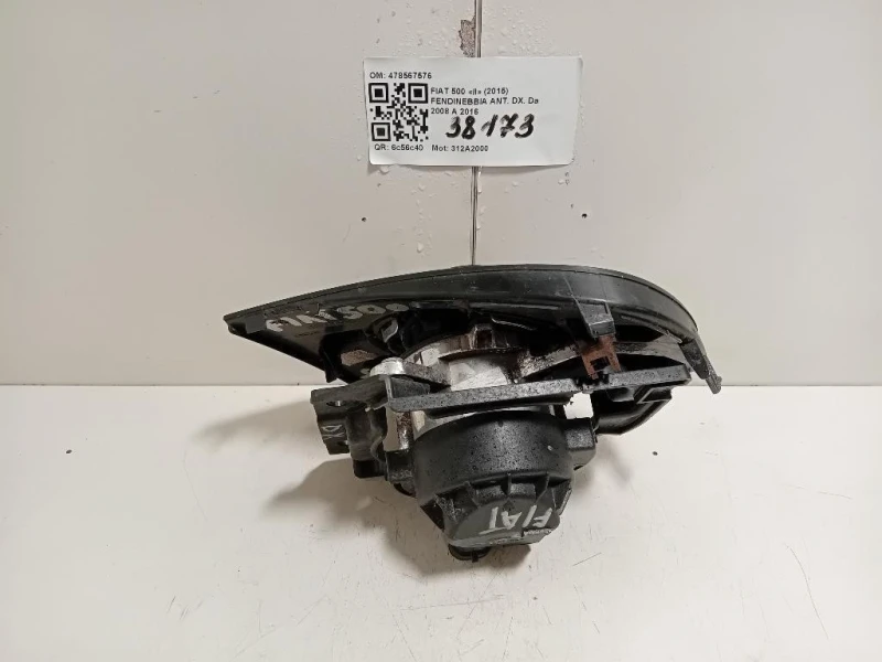 Fendinebbia ANT DX 478567576 Fiat 500 II 2015