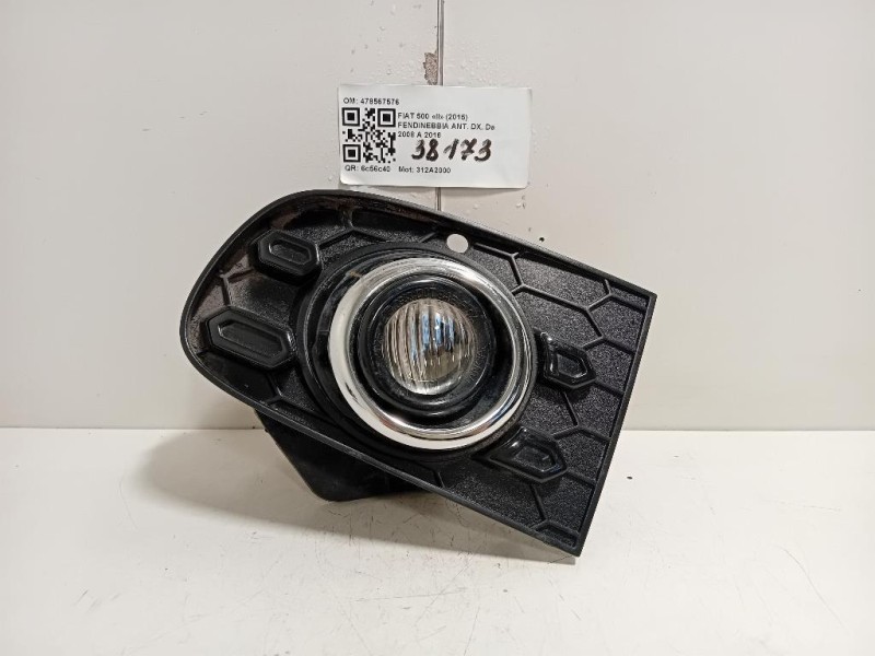 Fendinebbia ANT DX 478567576 Fiat 500 II 2015