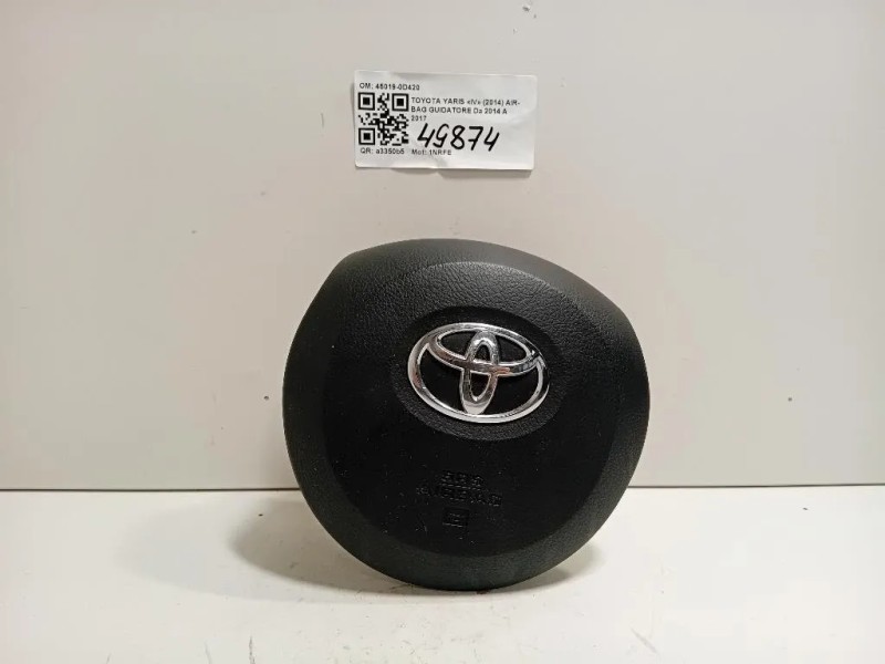 Air-bag Guidatore 45019-0D420 Toyota Yaris IV 2014