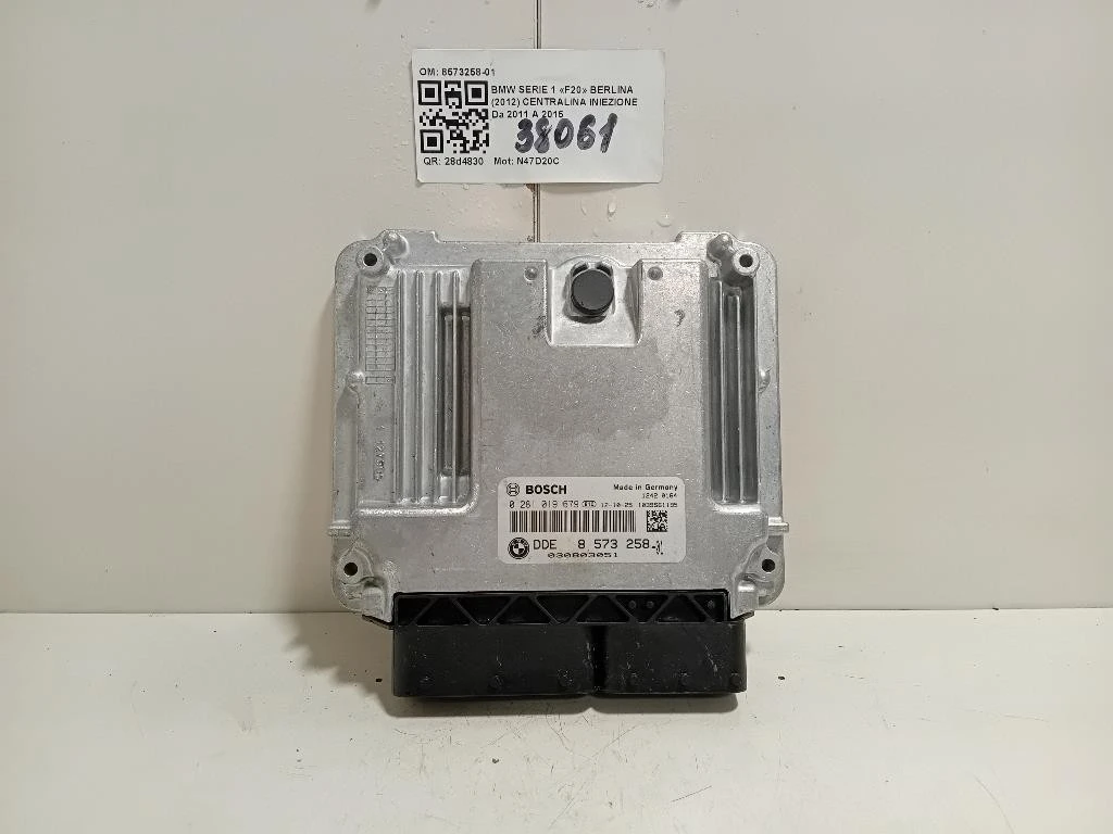 Centralina Iniezione 8573258-01 Bmw Serie 1 F20 Berlina 2012