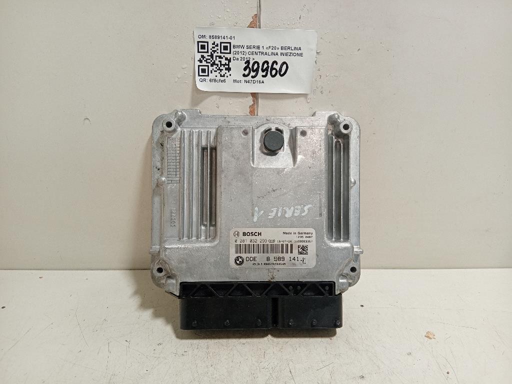 Centralina Iniezione 8589141-01 Bmw Serie 1 F20 Berlina 2012
