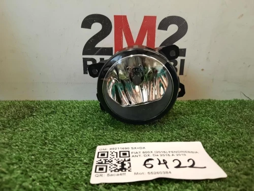 Fendinebbia ANT DX 89211690 SXDX Fiat 500X 2015