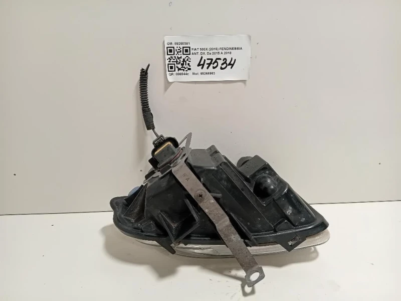 Fendinebbia ANT DX 89250381 Fiat 500X 2015