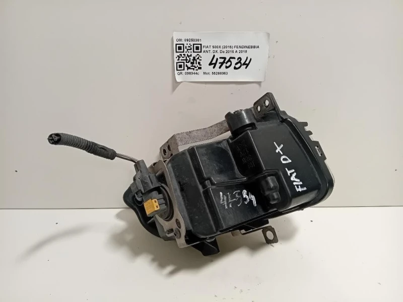 Fendinebbia ANT DX 89250381 Fiat 500X 2015