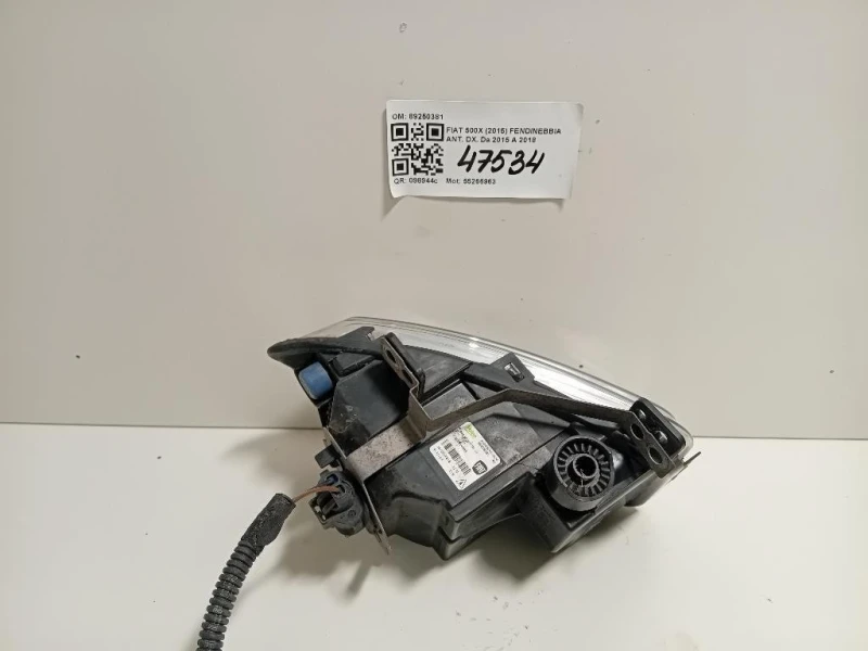 Fendinebbia ANT DX 89250381 Fiat 500X 2015