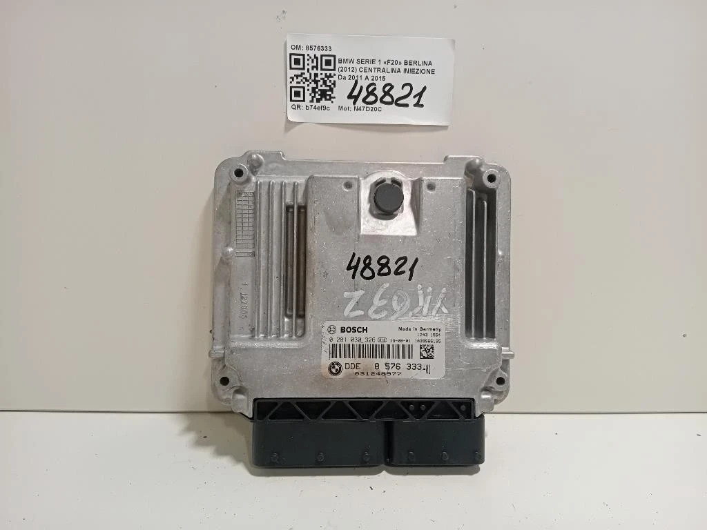 Centralina Iniezione 8576333 Bmw Serie 1 F20 Berlina 2012