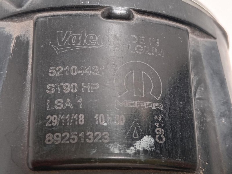 Fendinebbia ANT DX 52104431 Fiat Panda III 2012