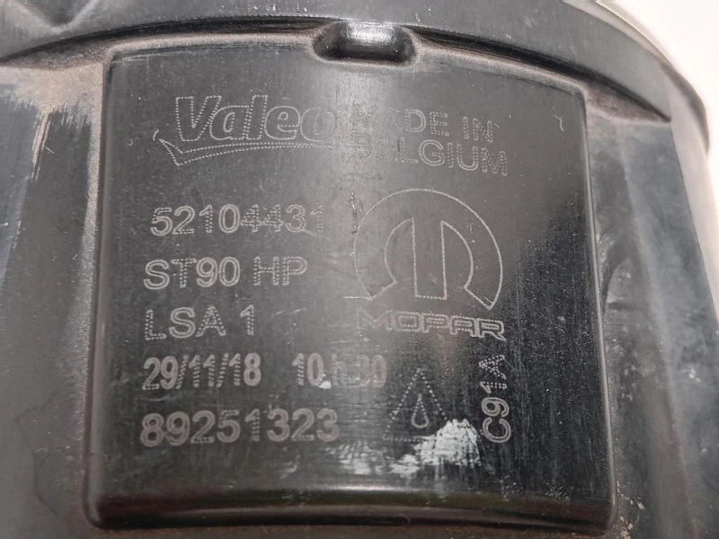 Fendinebbia ANT DX 52104431 Fiat Panda III 2012