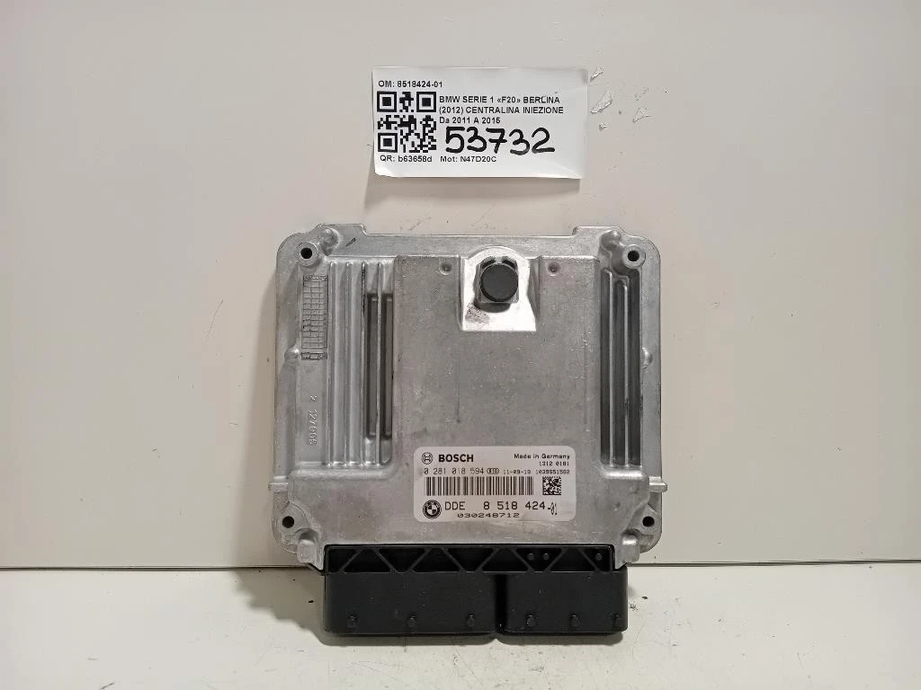 Centralina Iniezione 8518424-01 Bmw Serie 1 F20 Berlina 2012