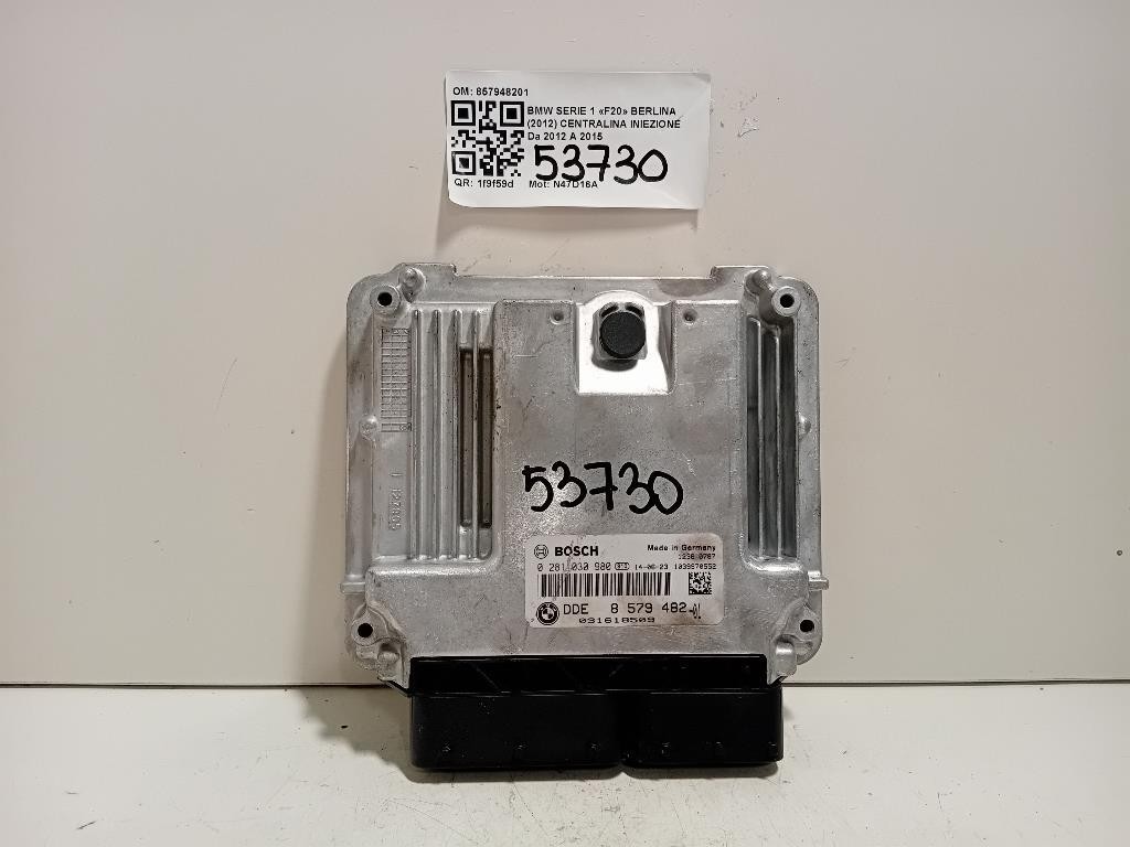 Centralina Iniezione 857948201 Bmw Serie 1 F20 Berlina 2012