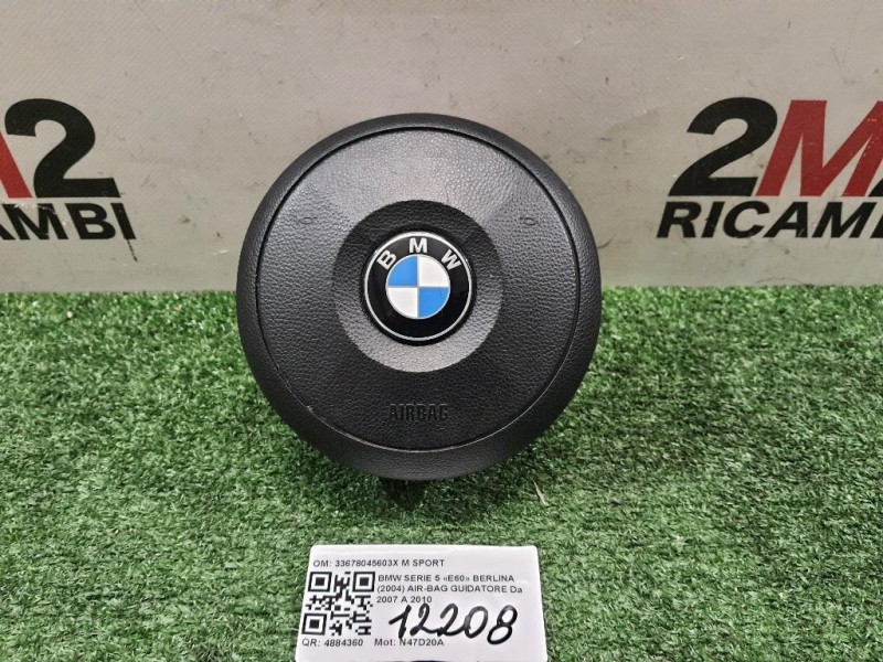 Air-bag Guidatore 33678045603X M SPORT Bmw Serie 5 E60 Berlina 2004