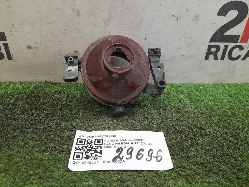 Fendinebbia ANT DX 3M51-15K201-BB Ford KUGA I 2008