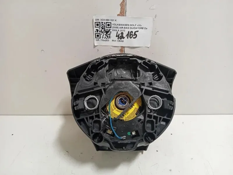 Air-bag Guidatore 3C8880201K Volkswagen GOLF VI 2009