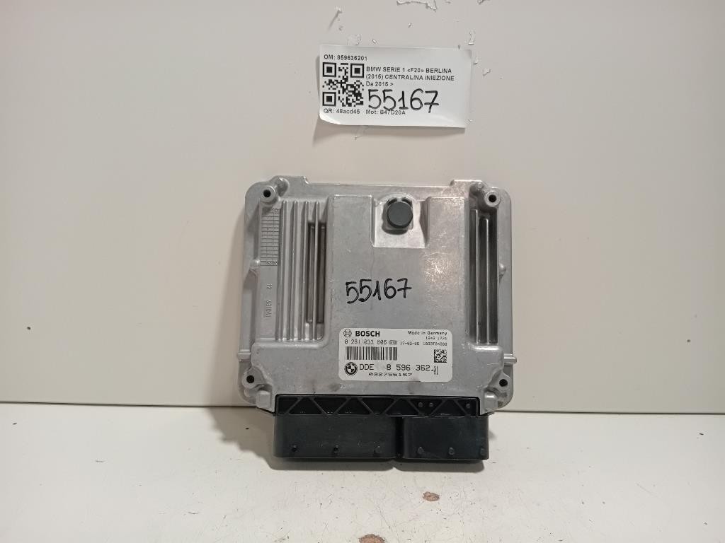 Centralina Iniezione 859636201 Bmw Serie 1 F20 Berlina 2015