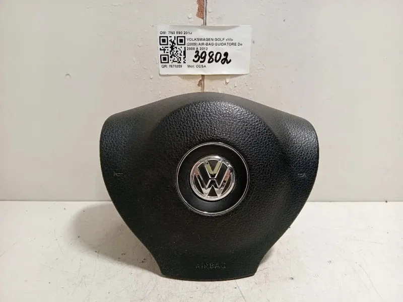 Air-bag Guidatore 7N0890201J Volkswagen GOLF VI 2009