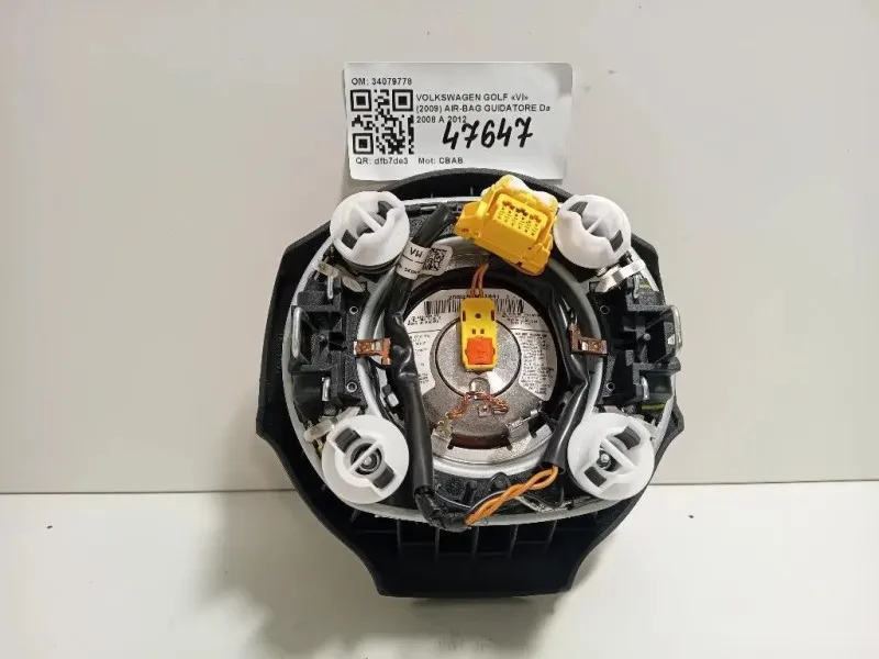 Air-bag Guidatore 34079778 Volkswagen GOLF VI 2009