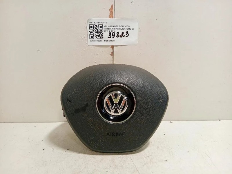 Air-bag Guidatore 5G0 880 201 C Volkswagen GOLF VII 2013