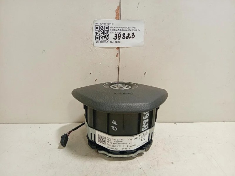 Air-bag Guidatore 5G0 880 201 C Volkswagen GOLF VII 2013