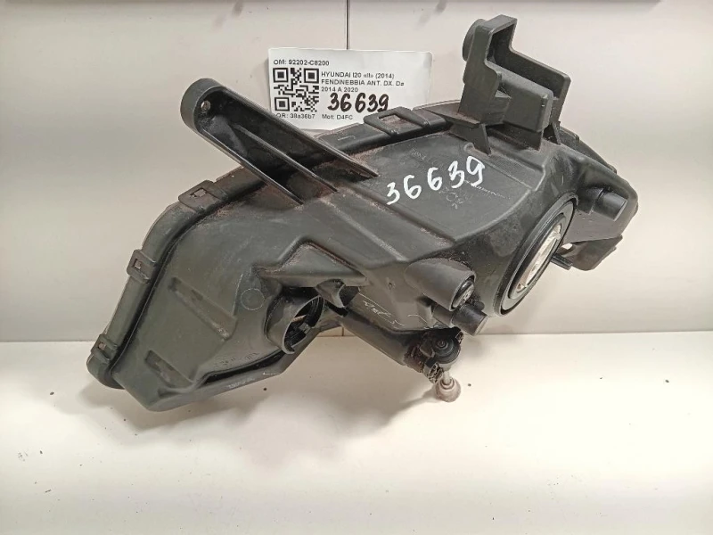 Fendinebbia ANT DX 92202-C8200 Hyundai I20 II 2014
