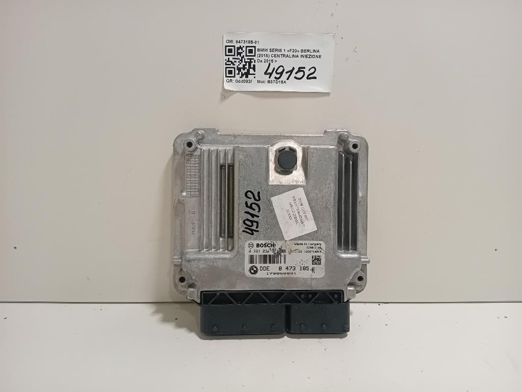 Centralina Iniezione 8473185-01 Bmw Serie 1 F20 Berlina 2015