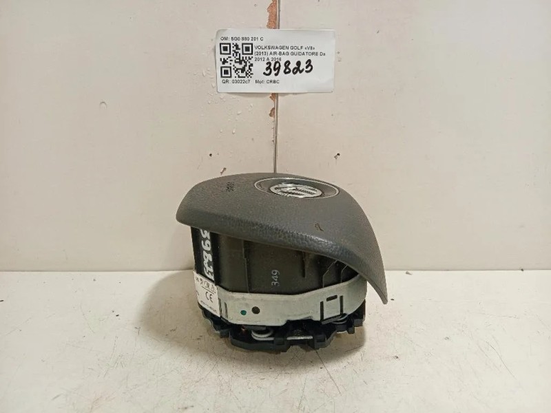 Air-bag Guidatore 5G0 880 201 C Volkswagen GOLF VII 2013