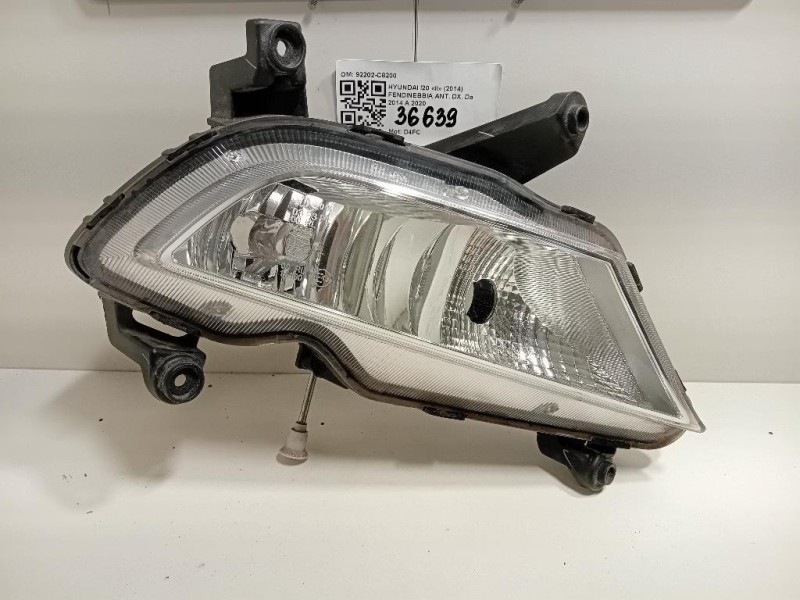 Fendinebbia ANT DX 92202-C8200 Hyundai I20 II 2014