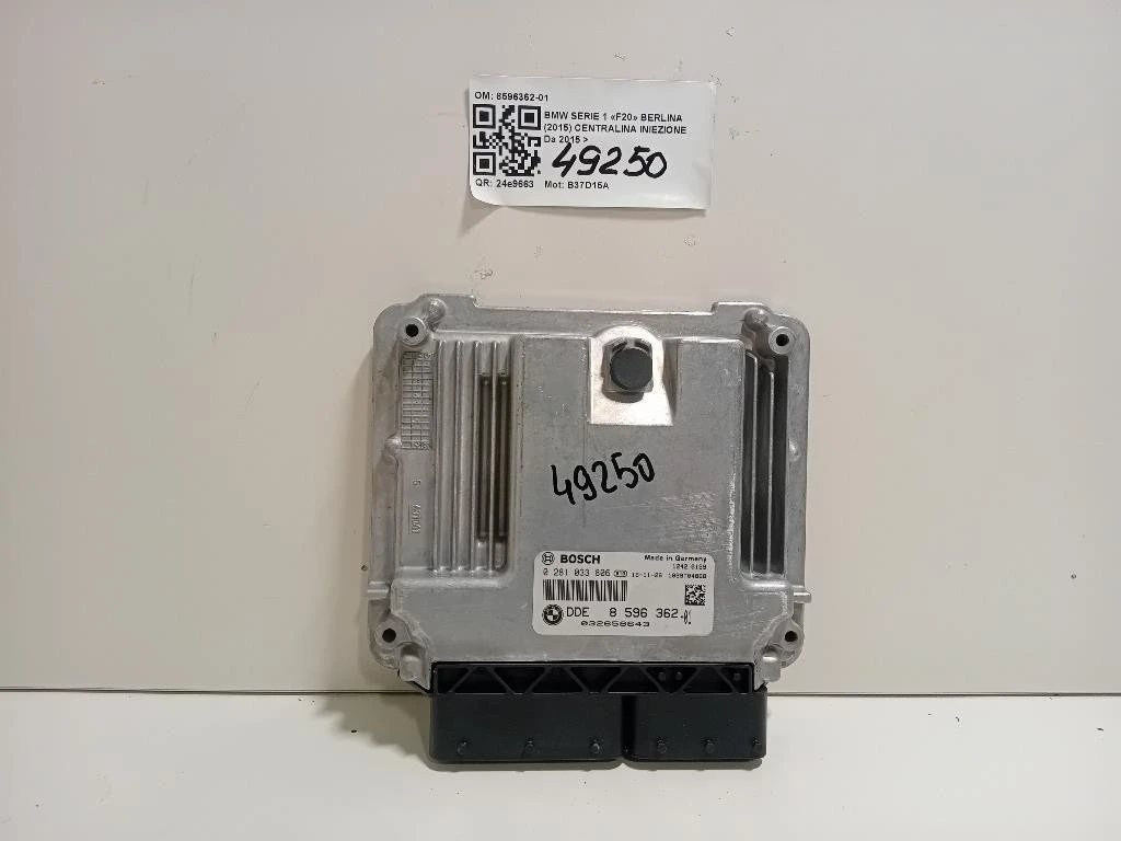 Centralina Iniezione 8596362-01 Bmw Serie 1 F20 Berlina 2015