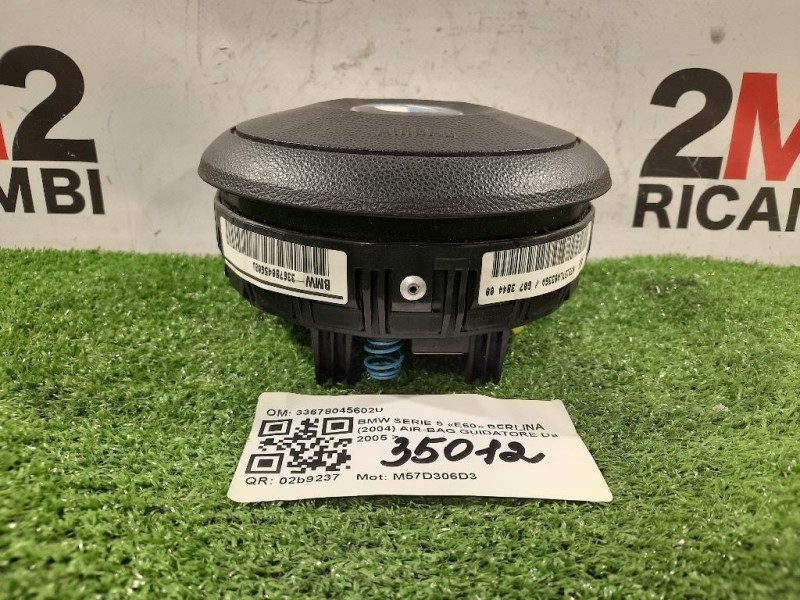 Air-bag Guidatore 33678045602U Bmw Serie 5 E60 Berlina 2004