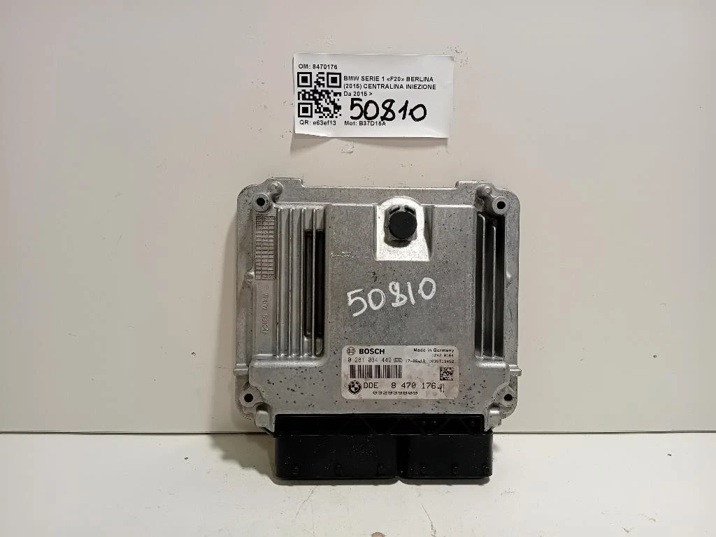 Centralina Iniezione 8470176 Bmw Serie 1 F20 Berlina 2015