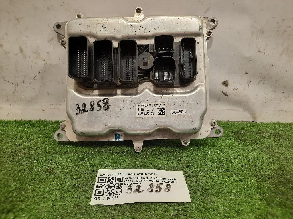 Centralina Iniezione 8630125-01 ECU 0261S10397 Bmw Serie 1 F20 Berlina 2015