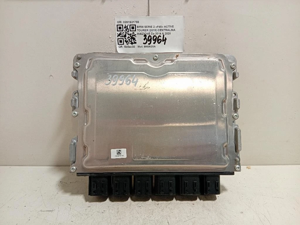 Centralina Iniezione 0261S21755 Bmw Serie 2 F45 Active Tourer 2018