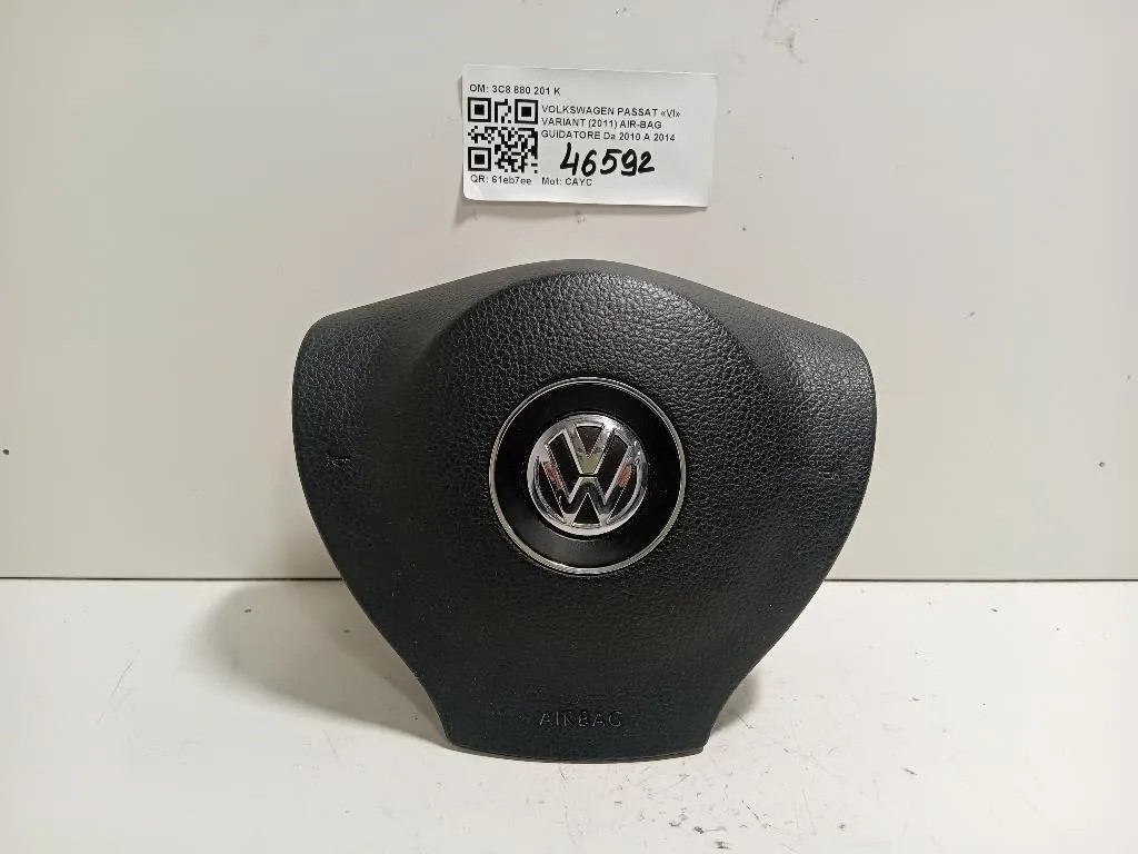 Air-bag Guidatore 3C8 880 201 K Volkswagen Passat VI Variant 2011