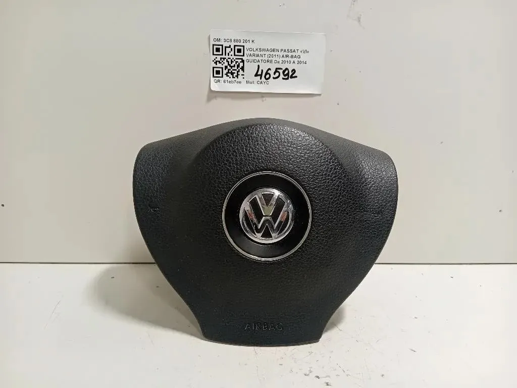 Air-bag Guidatore 3C8 880 201 K Volkswagen Passat VI Variant 2011
