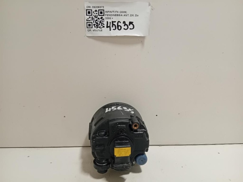 Fendinebbia ANT DX 89206372 Infiniti FX 2009