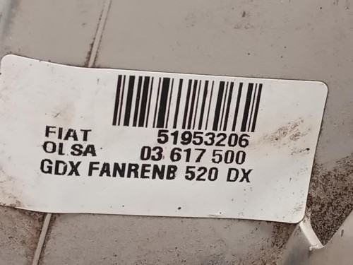 Fendinebbia ANT DX 51953206 Jeep Renegade 2015