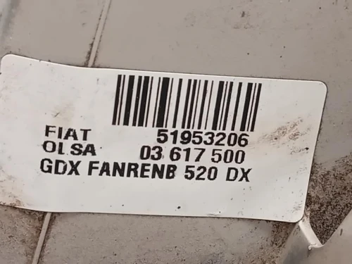 Fendinebbia ANT DX 51953206 Jeep Renegade 2015