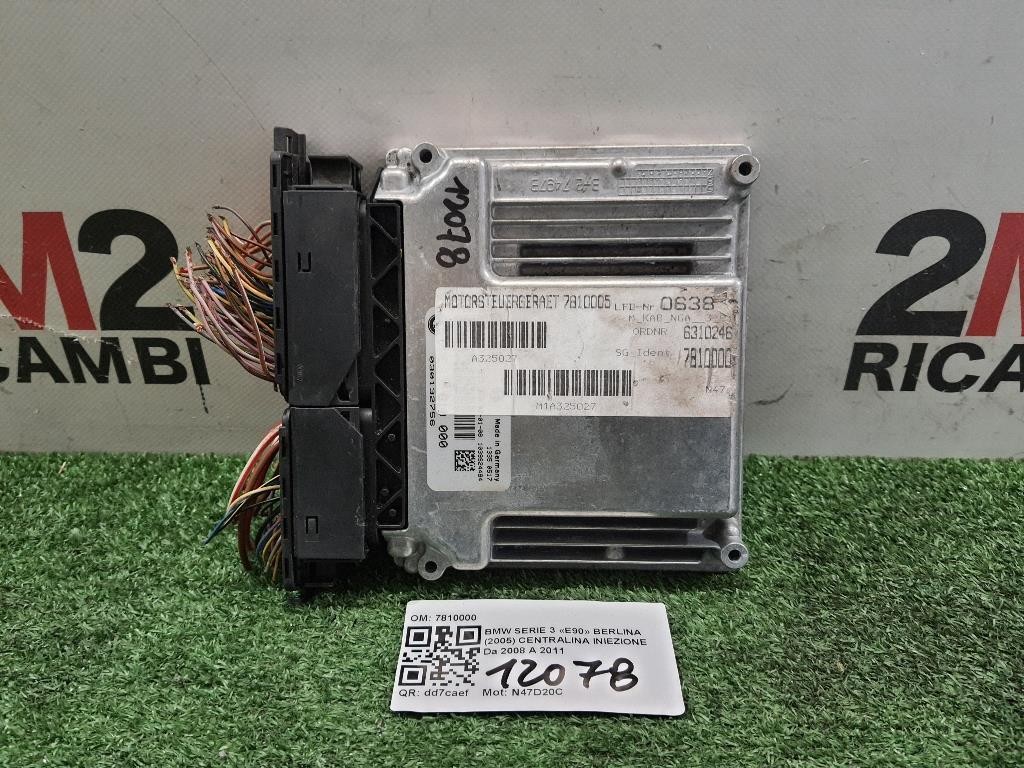 Centralina Iniezione 7810000 Bmw Serie 3 E90 Berlina 2005