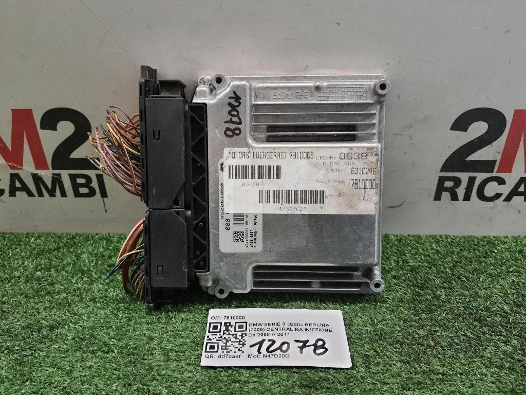 Centralina Iniezione 7810000 Bmw Serie 3 E90 Berlina 2005